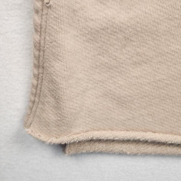 Eileen Fisher Organic Cotton French Terry A-Line Skirt Women’s XL Tan Stretch - Picture 8 of 13